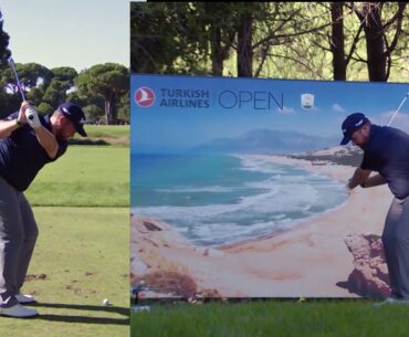 2019 Shane Lowry Powerful golf swing  Slow Motion