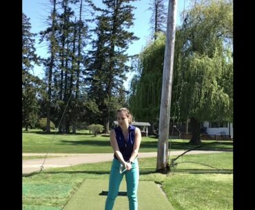 Jen Woods Golf Lesson; Posture Series
