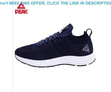 Best PEAK Light Running Shoes Comfortable Casual Men's Sneaker Breathable Non-slip Wear-resistant O