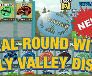 REAL ROUND | USING ONLY DISC GOLF VALLEY DISCS!!!