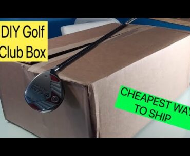 How to Ship a Golf Club Easy DIY Golf Club Box Super Cheap