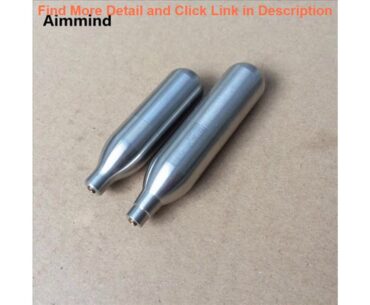 Best Rechargeable 12g 8g CO2 Cartridges Mini Reusable Refill Gas Cylinder Capsule Airsoft Shooting