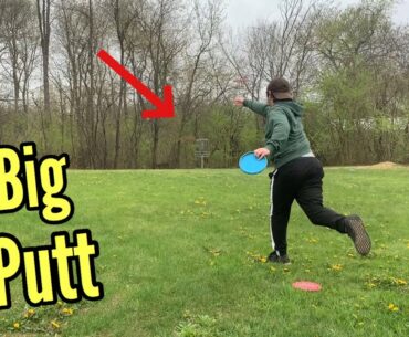 Making Big Disc Golf Putts!!