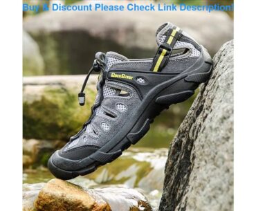 Review Summer Men Outdoor Big Size 45 46 Sneakers Breathable Hiking Shoes Men Outdoor Hiking Sandal