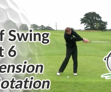 Golf Swing Extension - How to Release your Arms & Hands after Impact