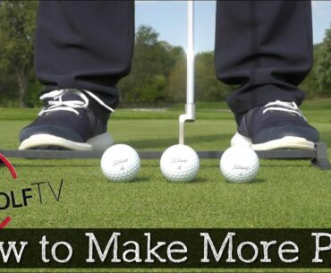 The Proper Ball Position for Putting - Make More Putts!