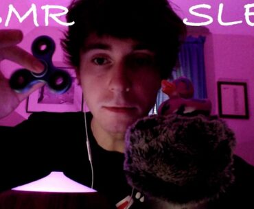 ASMR THE PURPLE ROOM (Inaudible Whispering, Gum Chewing, Mouth Sounds, Calm Countdown for Sleep) 😴