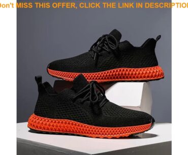 Review Breathable Running Shoes Comfortable Men's Sports Shoes Fashion New Walking Jogging Shoes