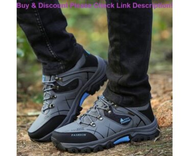 Top Climbing Shoes Men Sports Hiking Shoes Outdoor Leisure Travel Waterproof 40-46