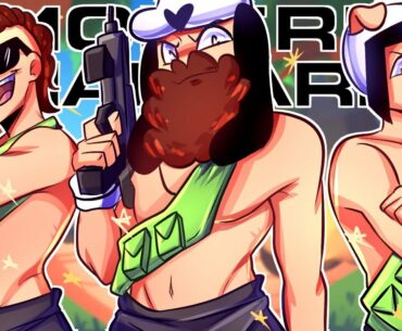 Shirts vs Skins and the Russian Bang Bus - CALL OF DUTY MODERN WARFARE