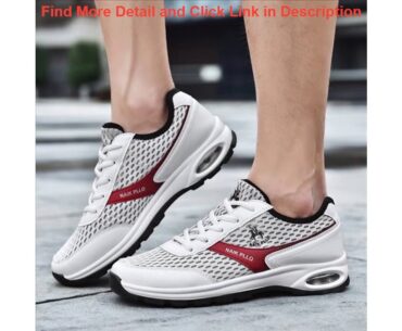 Review 2020 Mens Golf Shoes Breathable Mesh Anti-slip Stud Breathable Golf Shoes Men Comfortable At