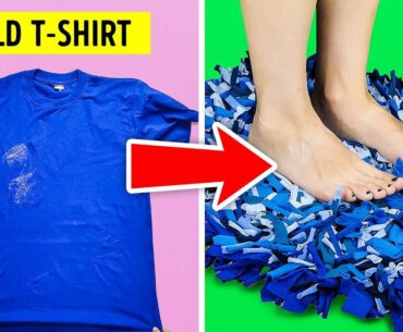 20 NEW DIY IDEAS FOR YOUR OLD T-SHIRTS