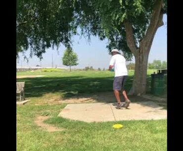 First time playing disk golf