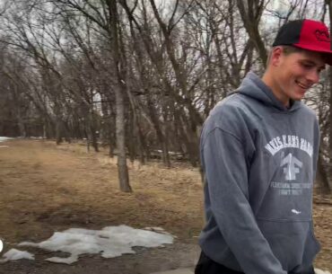 2020 disc golf round Annandale, MN