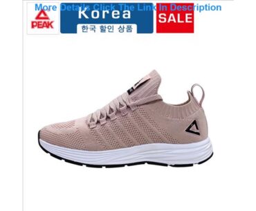 Review PEAK New Women Ultralight Breathable Running Shoes Comfortable Outdoor Sports Jogging Walkin