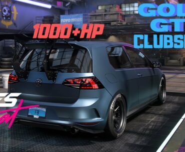 MAX BUILD 1000HP | Need For Speed Heat | VOLKSWAGEN GOLF GTI CLUBSPORT