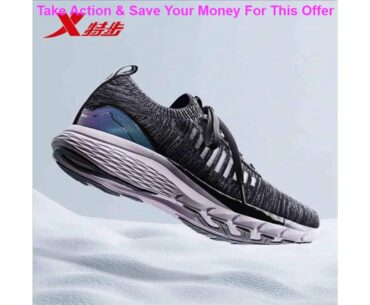 Deal Xtep X-FLOW women's running shoes spring new running shoes comfortable non-slip shock women ru