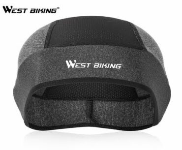 West Biking Summer Sport Caps Ice Silk Anti Uv Cycling Helmet Hat Runn