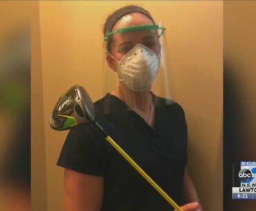 Michigan golfer trades clubs for stethoscope