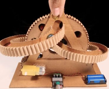 Marble Run Machine From Cardboard | Marble Race Machine | Marble Game | Mini Lifehacker