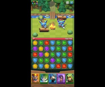 Puzzle Breakers (by Playrix) - match 3 rpg game for Android - gameplay.