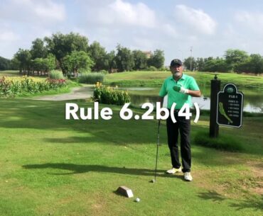 Golf Rules in Urdu. Wrong Tee