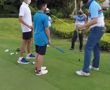 STEP COUNT ON PUTTING LESSON, AGC GOLF ACDEMY, 10 MAY 20