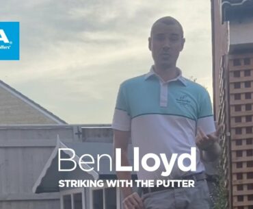 Striking the middle of the putter