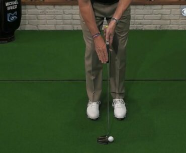 Changing grip to help putter face contact |  Course Record with Michael Breed