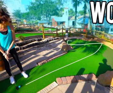 I Did Not Expect To Get A Mini Golf Hole In One Like That!