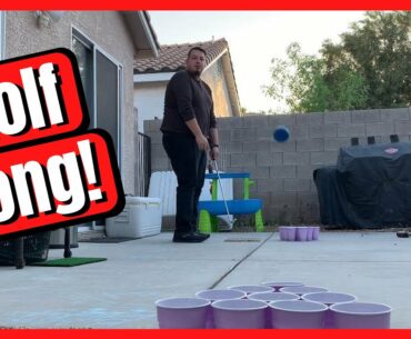 Golf Beer Pong Challenge! - Las Vegas #Quarantine Golf