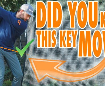 MOST IMPORTANT GOLF LESSON FOR TOUR PRO HIP ACTION