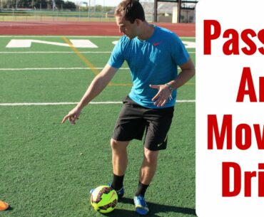 Great Soccer Drill To Improve Your Passing and Moving