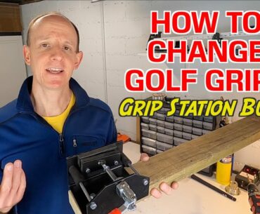 HOW TO CHANGE GOLF GRIPS - Building a Regrip Station