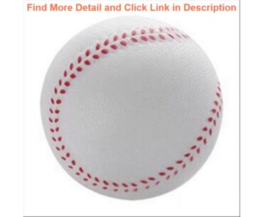 Deal 1 Pcs New Universal Handmade Baseballs Pvc Upper Hard & Soft Baseball Balls Softball Ball Trai