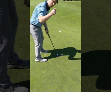 Stone Mountain Golf Pro Teaches Putting Practice