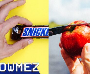 Is an APPLE better than a SNICKERS on the disc golf course? | Munch Madness Round 2 | SHOWMEZ | E6