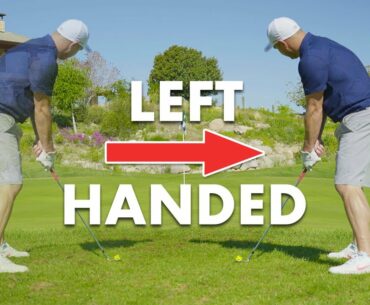 Golf Pro Playing Left Handed | Pro vs Amateur