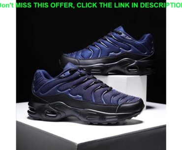 Air Cushion Men Running Shoes Breathable Trainers Sneakers Lace-up Athletic Zapatos Outdoor Joggin