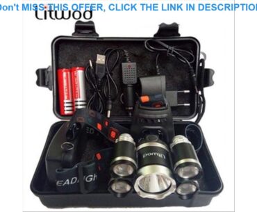 Best Z35T13 Headlight 4000 Lumen headlamp CREE XML3/5 LED T6 Head Lamp Flashlight Torch head light