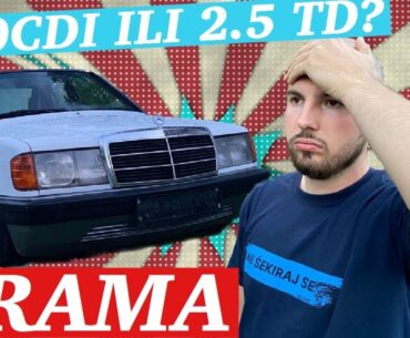 1 450 000KM MERCEDES 190D 2.2 CDI SWAP PROBLEMI! 2.5TD ILI CDI?