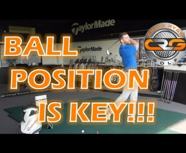 GOLF - BALL POSITION IS KEY