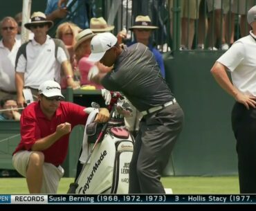 Golf Swings: Tiger Woods On The Range: 07/04/12