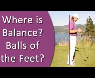 Golf for Beginners - Weight Distribution in the Golf Setup (RST - #1 Golf Instruction System)