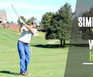 Simplify Your Golf Swing Wrist Hinge | How To Take The Perfect Backswing