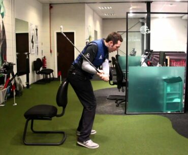 MAINTAINING GOLF POSTURE DRILL