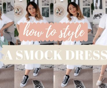 HOW TO STYLE A SMOCK DRESS | For Petite & Midsize Frames