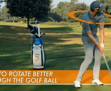 HOW TO ROTATE BETTER THROUGH THE GOLF BALL
