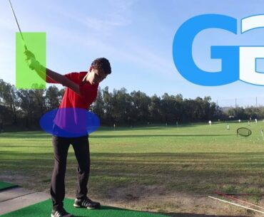 Golf Tips: golf Iron work, taller on backswing - better posture
