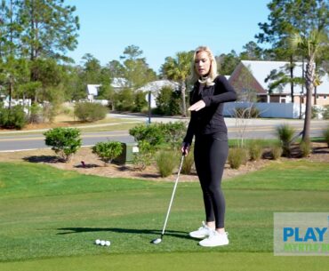 Golf Tip from Paige Spiranac: Using Your Hybrid Around the Green